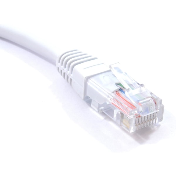 Hvidt netværk Ethernet Rj45 Cat5e-cca Utp Patch 26awg kabelledning 30m [30 meter]