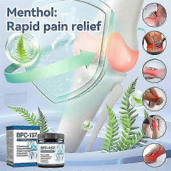 1-5X Avancerad Ledlindrande Massagekräm, Snabbverkande Muskelåterhämtningsformula för Komfort Efter Träning 30ml.A3