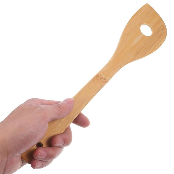 Träskedar i lönnträ för att röra om ägg för drycker, 3 st