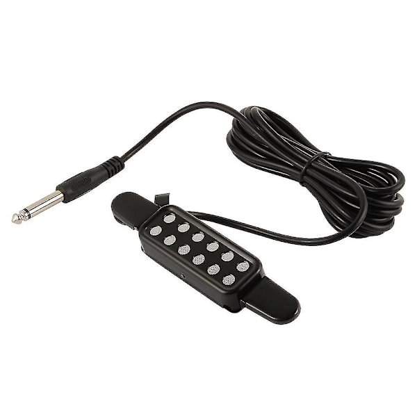 Svart Klips-på Akustisk Gitar Pickup