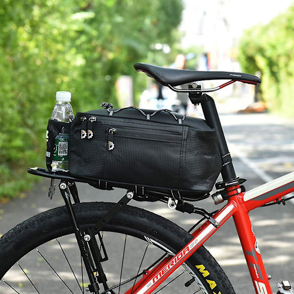 Stor Kapacitets Håndtaske Cykelstativtaske Til Cykling Touring/Pendling/Shopping (Farve: Rød)