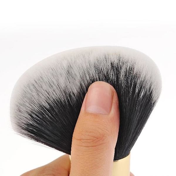 Stort Makeupbørste Sæt til Foundation, Pudder og Blush - Bløde Ansigtsbørster - Professionelle Kosmetikværktøjer