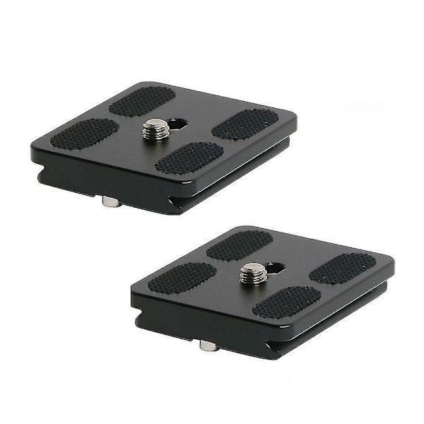 50mm Snabbkopplingsplatta Passar Arca-swiss Standard För Kamerastativ Kulled (2-pack)