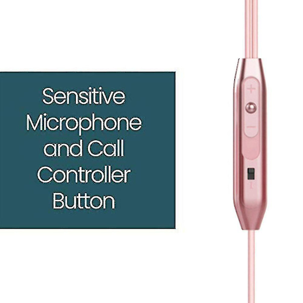Roseguld In-Ear Høretelefoner Støjreducerende Høretelefoner Stereo Og Hi-fi Lyd Z65061