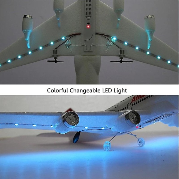 Airbus A380 RC-flygplan Boeing 747 RC-plan Fjärrstyrd flygplan 2.4g Fastvingad flygplansmodell RC-flygplansleksaker för barn pojkar