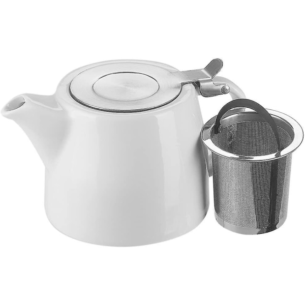 18 Oz Tekande Med Infuser Og Sls Låg Rustfrit Stål Infuser Keramisk Tekande