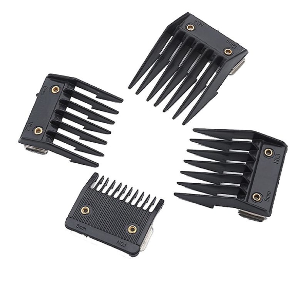 4 Attachment Comb Set For Wahl With Metal Backed Cutting Guide 3mm 6mm 9mm 12mm