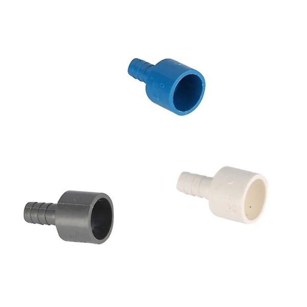 20 til 10 mm PVC Reduserende Slange Hurtigkobling Hard Rør Plast Pagoda Rørforbindelse