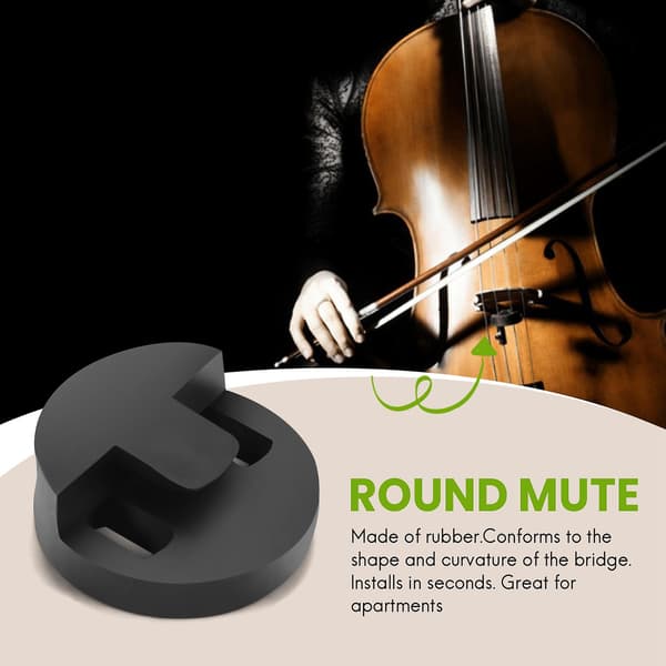 Rund Tourte-stil Cello-demper