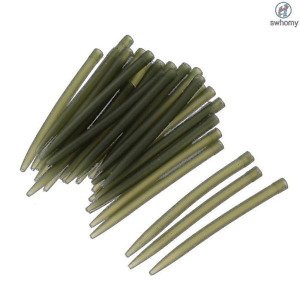 50 stk 54mm Anti-floke gummimansjetter kobles til fiskekrok karpe grov