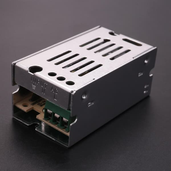 Spänningstransformator Strömförsörjning Ac 110/220v Till Dc 12v 1a Silver