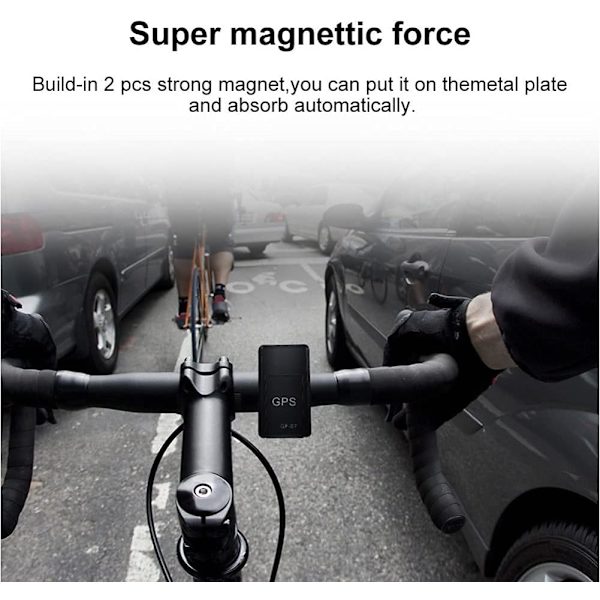 Mini GPS-spårningsenhet för bil GPS-lokaliserare GPS Smart Magnetisk Spårare för fordon/personal Positioneringssystem Lokalisator Enhet