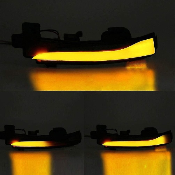Bil LED dynamisk blinkers bakspegel sidoljus kompatibel med V40 Cc Ii V60 S60 2011-