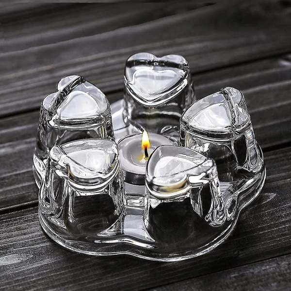 Universal Solid Crystal Glas Tekandevarmer | Tekandevarmer -- Lys Slukkes Aldrig