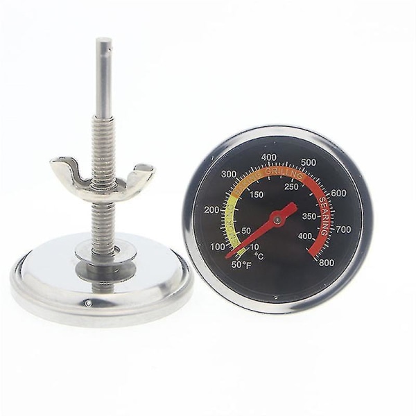 Stainless Steel Bbq Smoker Grill Thermometer Temperature Gauge 50-800 Degrees Fahrenheit 10-400 Degrees Celsius Starlight