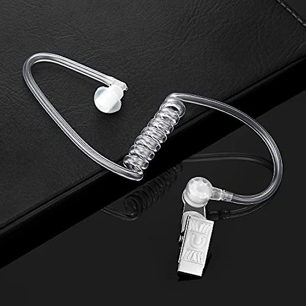 4-pack Spy Öronproppar Leksaker Säkerhetsheadset Öronpropp Agent Spy Öronpropp Kostymrekvisita Snap On Ersättningsakustisk Slang För 2-vägsradio eller Headset