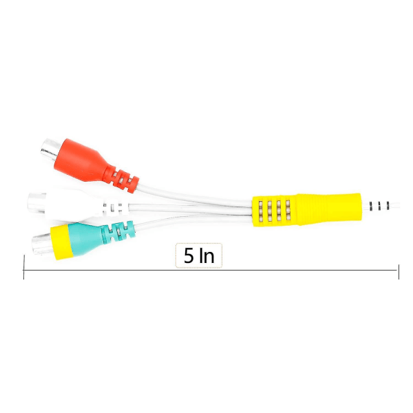 Video Av Component Adapter Kabelbyte för Samsung Tv, 3 Rca