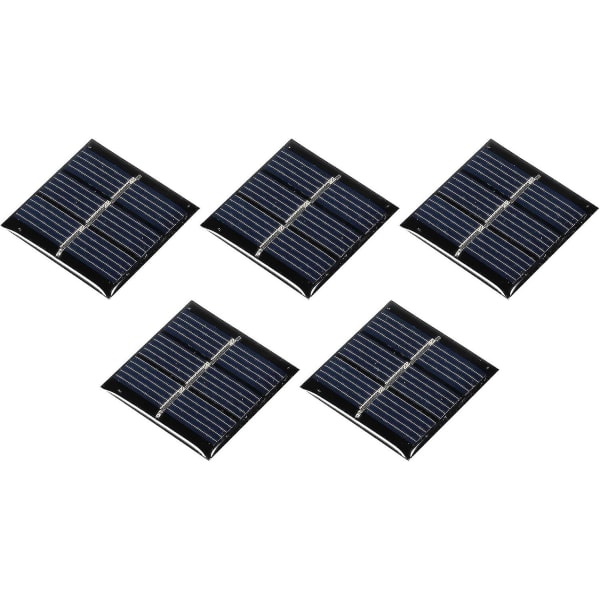 Mini Solcelle 1.5v 60ma 0.09w 30mm X 30mm For DIY Elektrisk Strøm Prosjekt Pakke Med 5