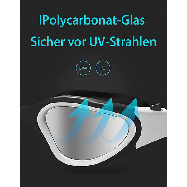 Polariserade simglasögon för vuxna och ungdomar, anti-imma-UV-skydd Vattentät Klar sikt Lätt att justera för män och kvinnor