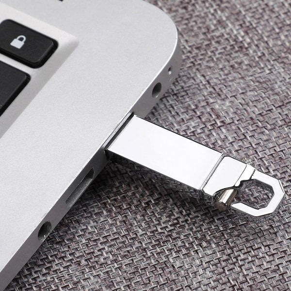 USB Flash Drive 64 GB USB 2.0 Mini Bærbar Høyhastighets Metal Vanntett Pen Drive Stor kapasitet PC Notebook U Disk