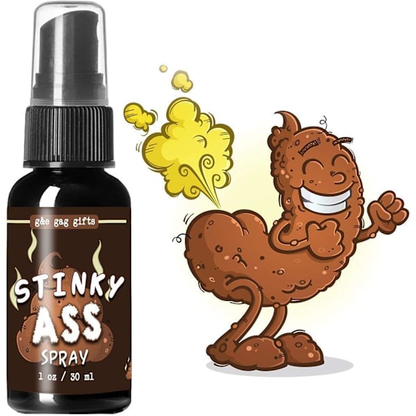 Tricky Flydende Prut, Kraftfulde Pruttespray, Sikker og Bærbar Ekstra Stærk Stinkende Tricky Legetøj, Prank Ting & Joke Legetøj til Pruttende K