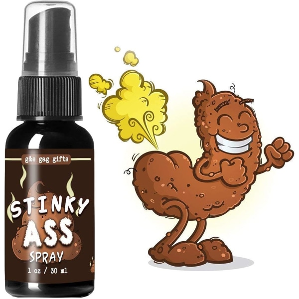 Tricky Liquid Fart, Kraftige Rumpe-Fiser Spray, Trygge og Bærbare Ekstra Sterke Lukt-Triksleker, Spøketing & Spøkleker for Fising