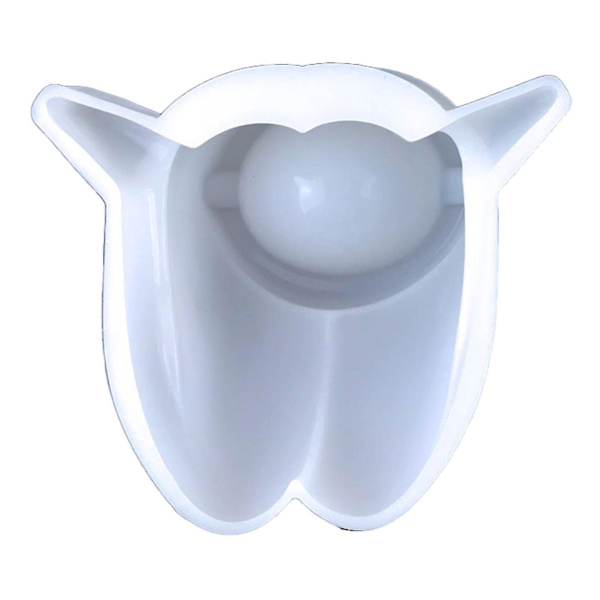 Menneskekroppe Askebæger Silikoneform Resin Epoxy Silikoneform Smykke Støbning( Størrelse : 3 )