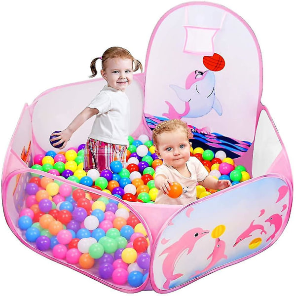 Legetelt, børnebassin 120 cm Kravlegård Baby Baby Ball Pit Pool Pop Up Cubby House
