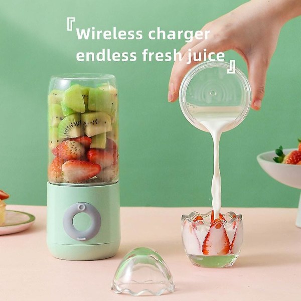 Orange Frisk Frugt Bærbar Blender Kop Saftpresser Maskine Usb Genopladelig Mini Elektrisk Automatisk Juicer Ekstraktor