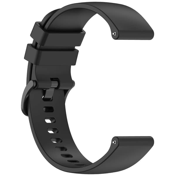 Lemonda til Garmin Forerunner 265 Forerunner 255 Silikone Urrem 22mm Quick Release Erstatning Style Black