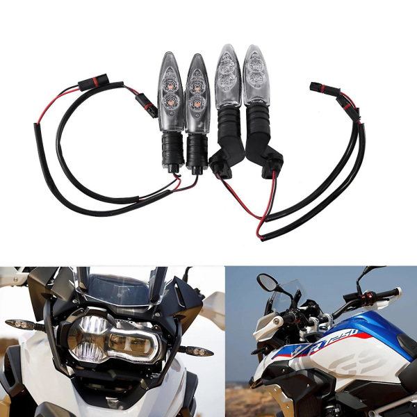 Sykkel LED Blinklys Sideindikator For S1000r S1000rr S1000xr R1200gs