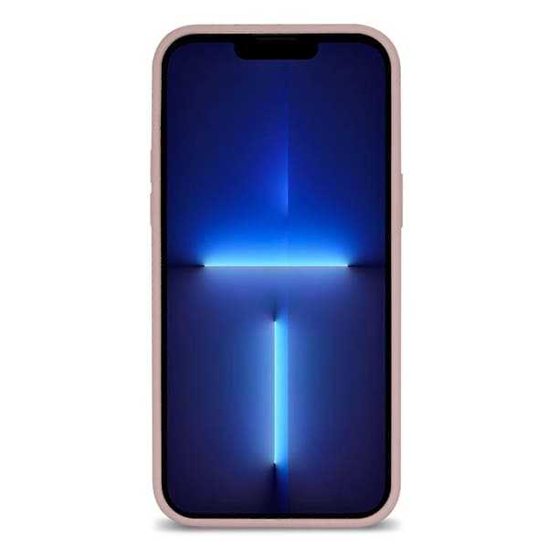Flexibelt silikonskal kompatibelt med iPhone 13 Pro Max stötdämpande och fallsäkert Light Pink