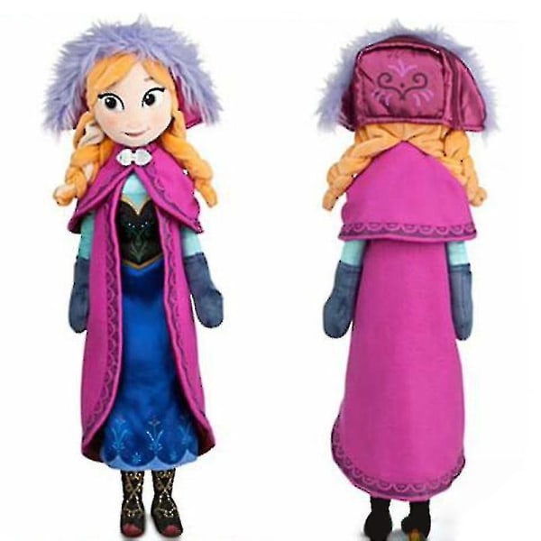 Kryc-40/50 cm frossen utstoppet dukke prinsesse Anna Elsa dukker plysj leketøy for barn Bursdagsgave