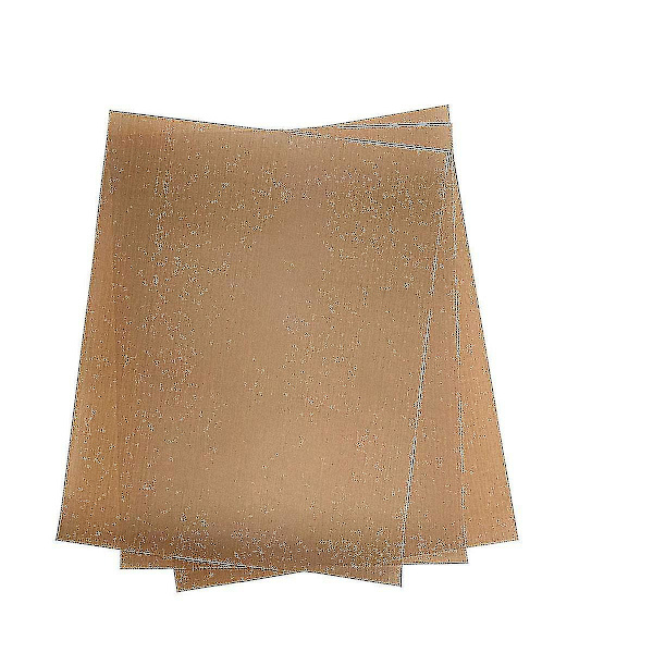 Teflonark för värmepress, non-stick ugnfoder, överföringsark 3-pack