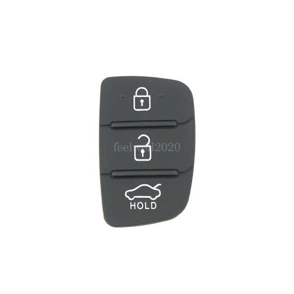 Fodral i gummi till Hyundai Ix35 I20 Tucson 3-knappars bilfjärrkontroll