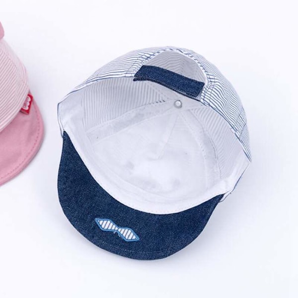 Justerbar sommar baby kepsar mjuk bomull tecknad björn tryck pojkar flickor utomhus casual baseball keps solhatt 3