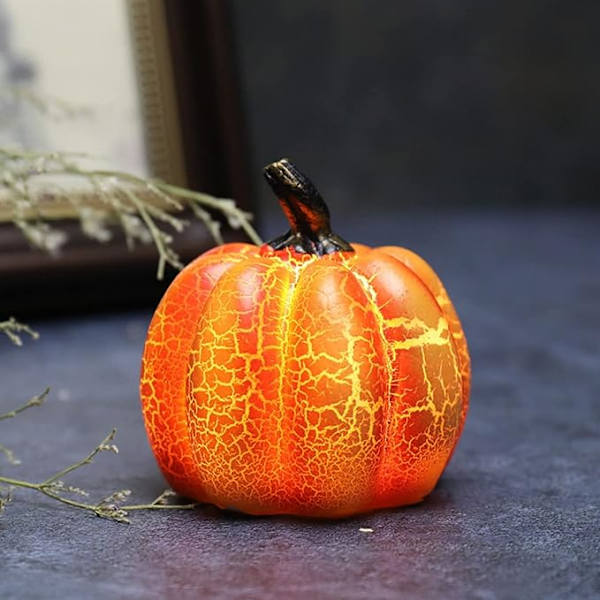 3 kpl Väreilevää Valoa: Led-Kotilyhty O-Kynttilät Kiitospäivän Tyyli Syksy Akulla Ulkokoriste Keskiosa Mini JackoLantern Hartsi Juhla Valoisa Har