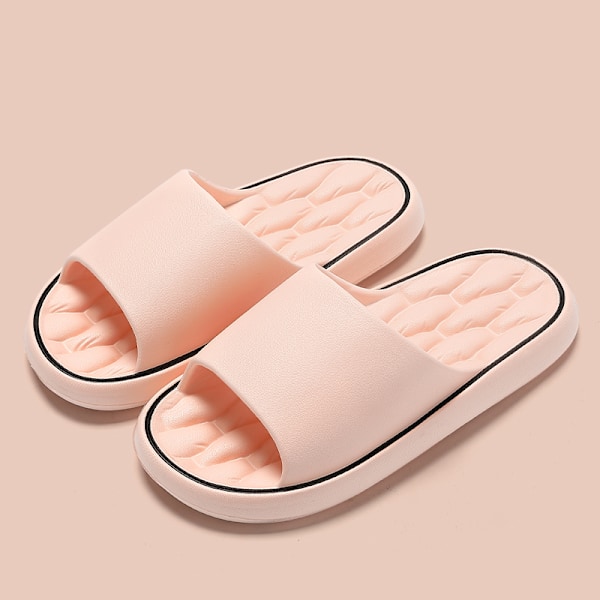 Sommar Nya Moln Tofflor Män Kvinnor Strand Sandaler Tjock Plattform EVA Mjuk Sula Mode Flip Flops Par Hem Skor Rosado 36-37