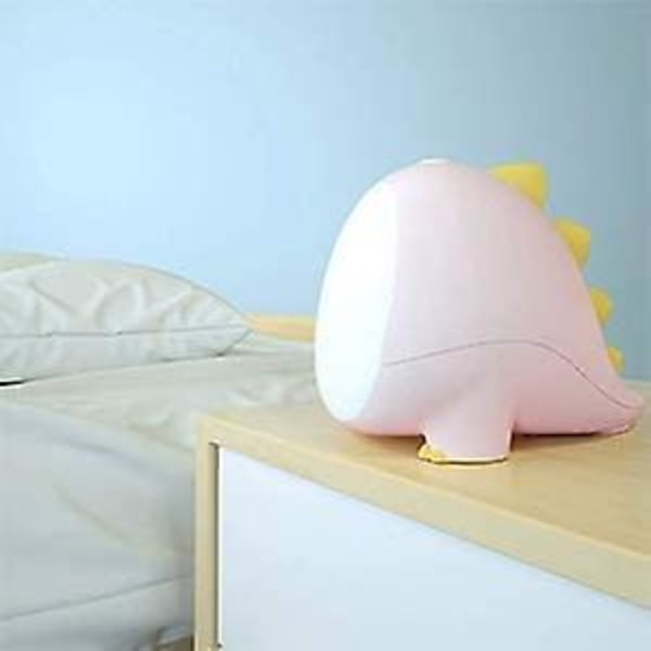 Yövalo lapsille, Veeki Cute Kids Dinosaur Night Light Bedside Makuuhuone säännöllisesti mukana