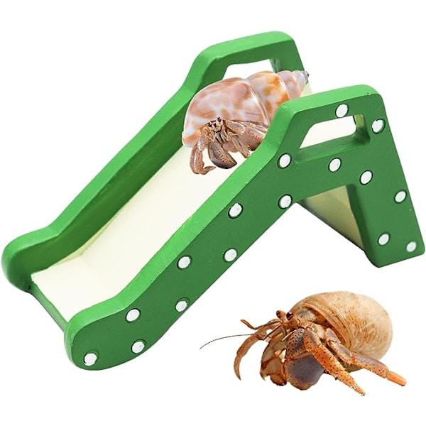 Hermit Crab Climbing Ladder Bridge, Resin Reptile Climbing Toys, Small Animals Cage Accessory, Tank Accessory, Suitable for Hermit Crab Hamster Rat