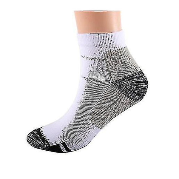 Unisex-nilkkakompressiosukat 6 paria. Matala leikkaus, kompressiojuoksusukat, satunnainen väri