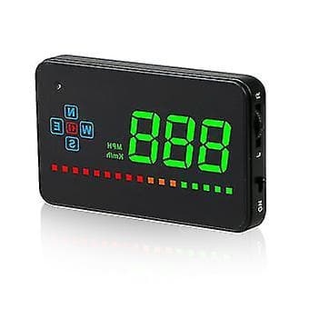 Bil GPS speedometer Head Up Display Overspeed Mph/km/h advarselsalarm