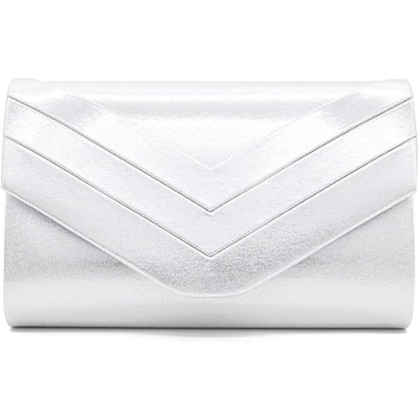 Fashion Faux Suede Kuvert-stil Brude Bryllup Middag Clutch Fest Tegnebog Håndtaske