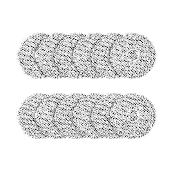 12 Kpl Pyyhkeitä X10+ & L10s Ultra/L10 Ultra Robotti-imurille, Mikrokuitu Märkä Mop Padit Tarvikkeet