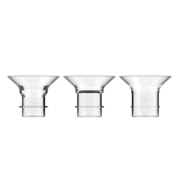 3 kpl rintapumpun laippa-adapterit, rintakilven muuntaja, käytännöllinen rintapumpun vaihto 17 mm 19 mm 21 mm