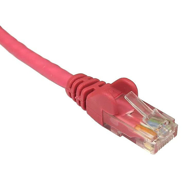0,5m Rosa Cat6 Nettverkskabel (100% Kobbertråd) - Rj45 - Ethernet - Patch - Lan - 10/100/1000 - Gigabit