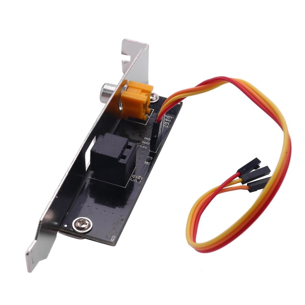 Spdif Optical And Rca Out Plate Cable Bracket Digital Audio Output For Mother Board