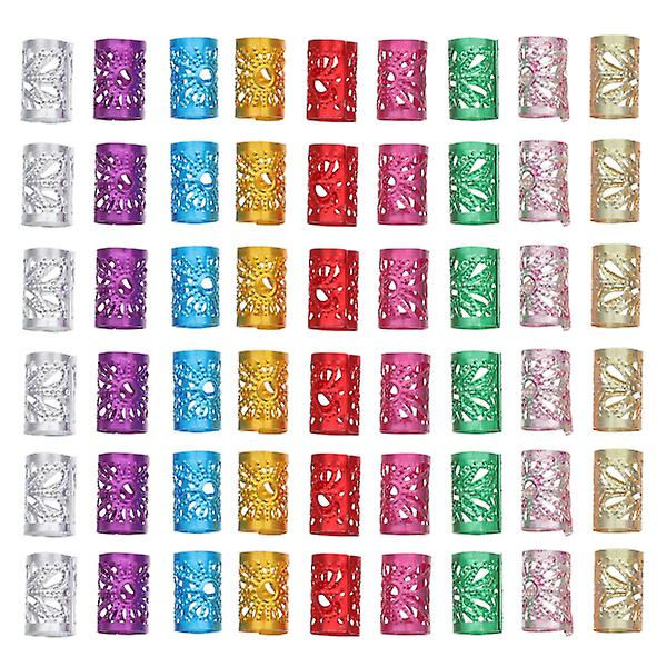 100 stk. Hårtilbehør Fletninger Dreadlocks Smykker Overskæg Perler Fletning Hår Ring Hår Charms Ringe Dreadlocks Hår Ring