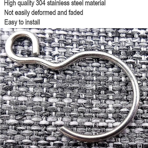 [100 Pack S Shape Krok Krystallperlegardin 24mm Minikrok Gjør-det-selv-smykker Tilbehør Dekorative kroker For Suncatcher Lysekrone Pend