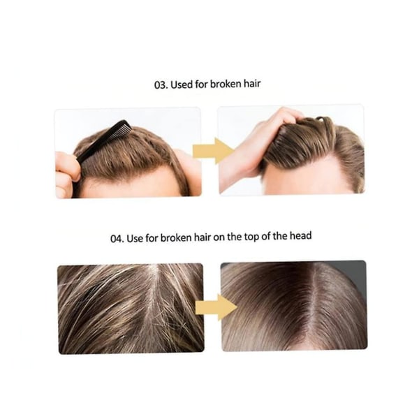 Hair Wax Stick, ammattimainen Broken Hair muotoilugeeli Hiusten muotoilu Kosteuttava Vaha Hiusten viimeistelypuikko 75 g
